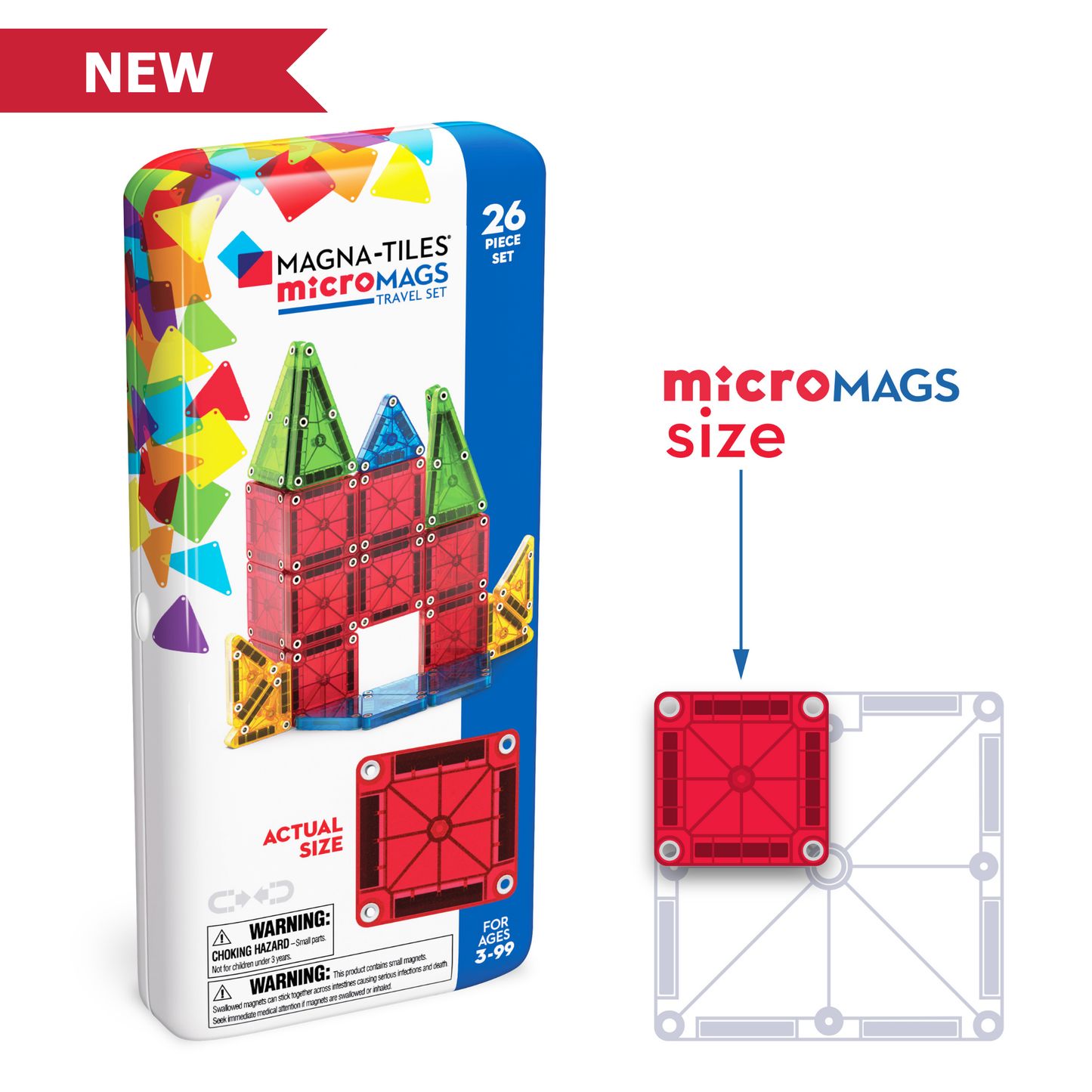 Magna-Tiles microMAGS Travel Set image 2