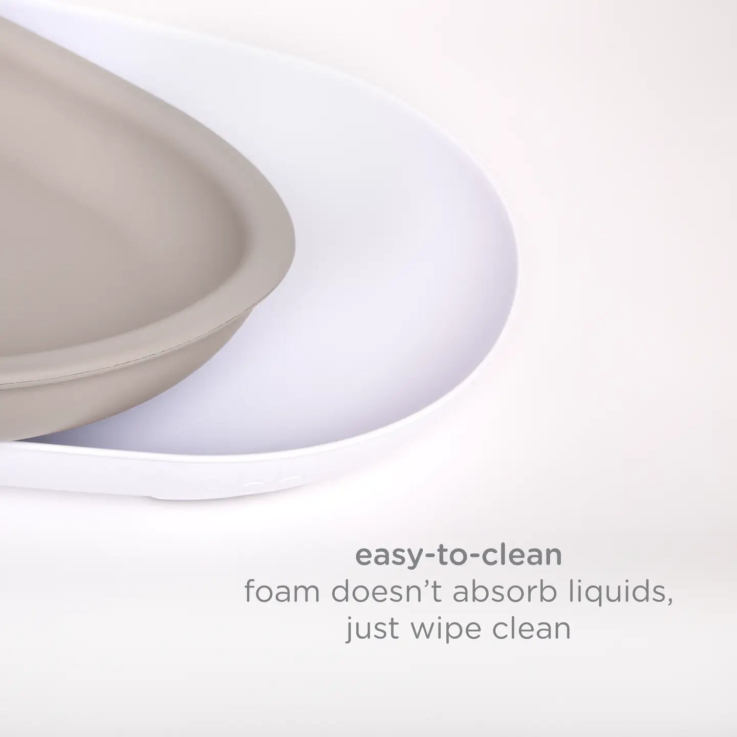 Taupe Ubbi Changing Pad | Removable Foam & Non-Skid Base