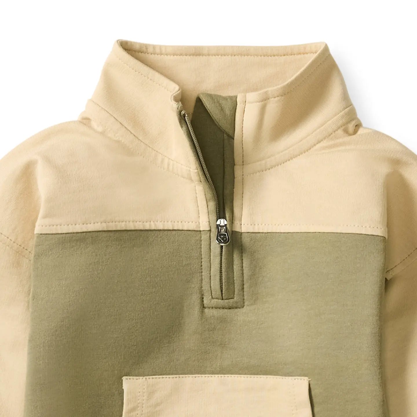 Quarter Zip Sweatshirt Set | Organic Cotton