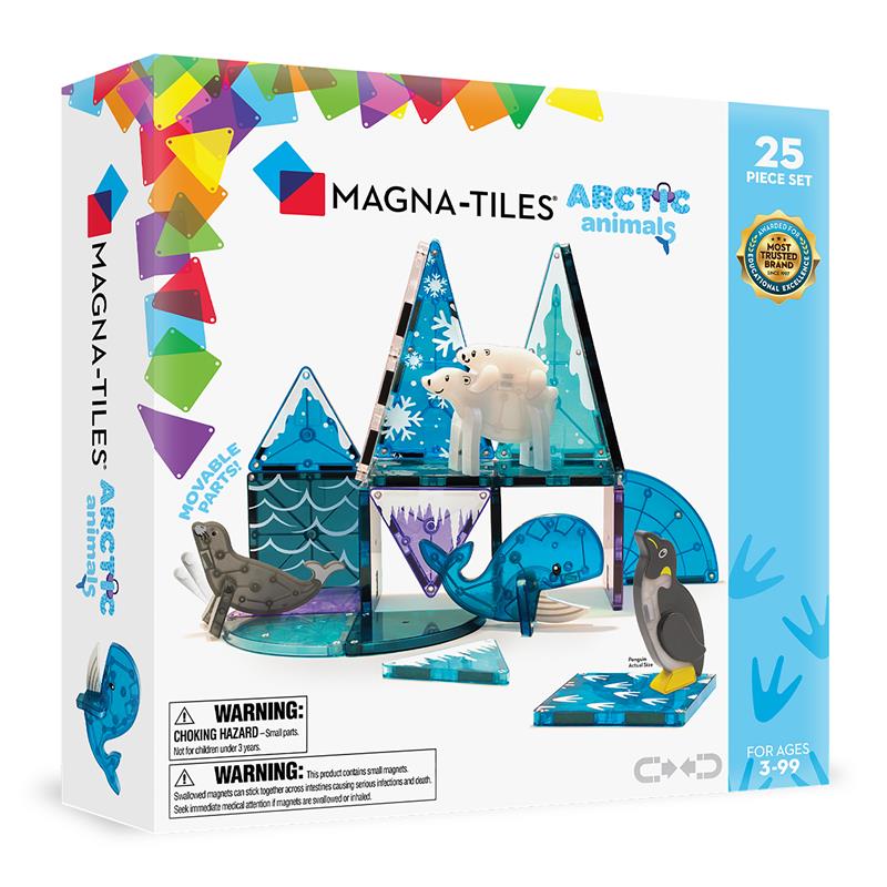 MAGNA-TILES Arctic Animals 25 Piece Set