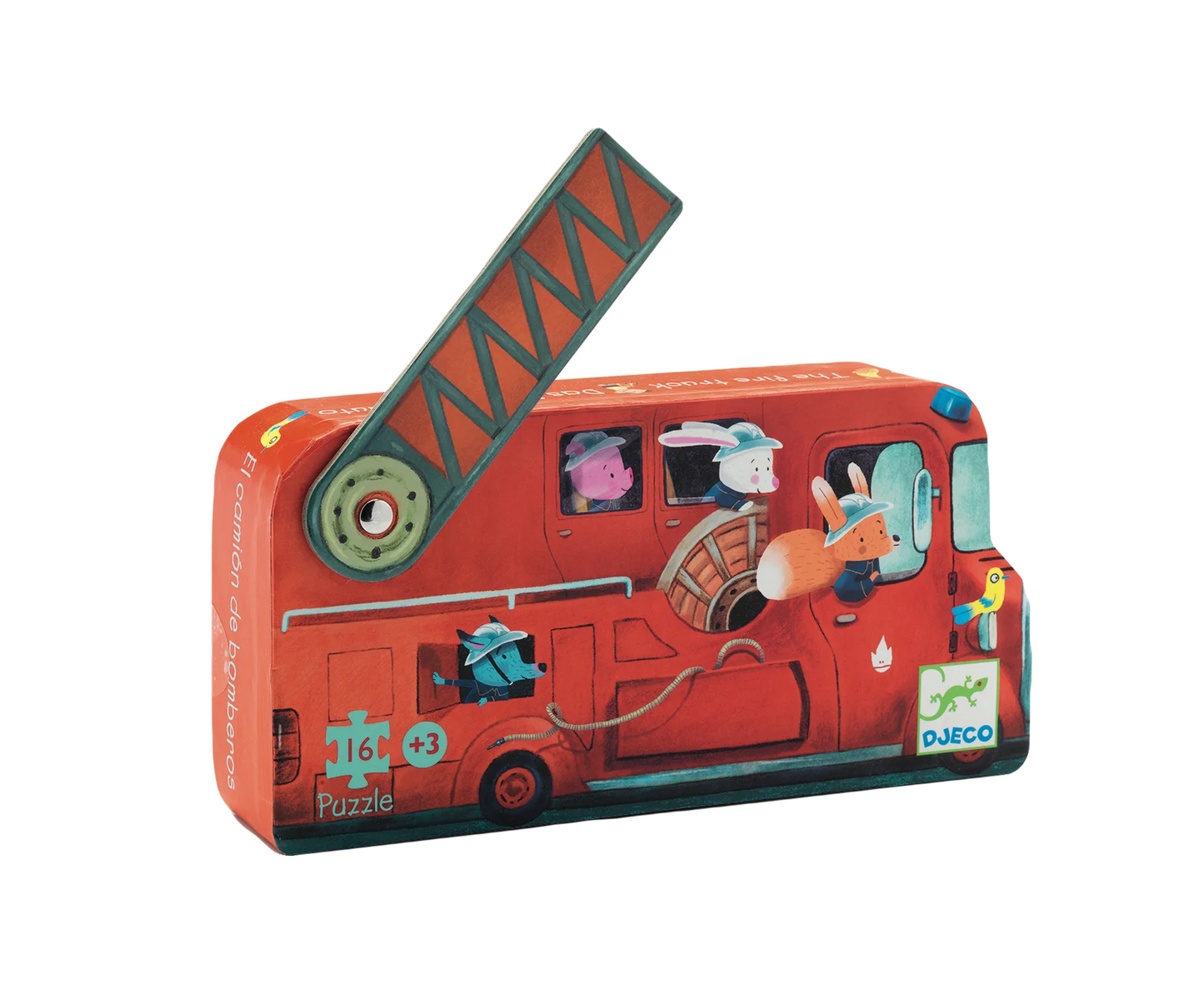 Mini Silhouette Puzzles- Fire Truck