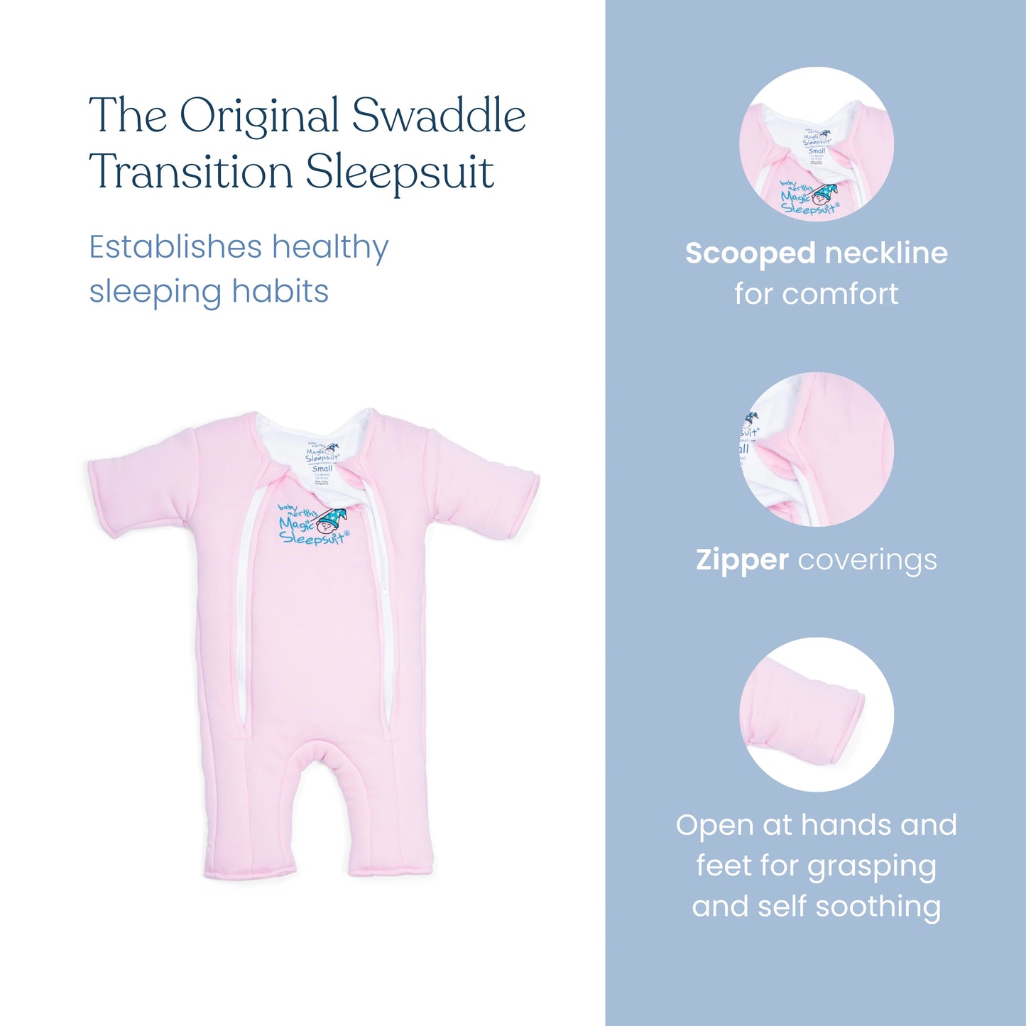 Baby Merlin's Magic Sleepsuit - Cream