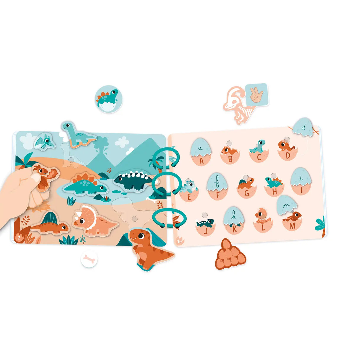 Dinos Velcro Busy Activity Book