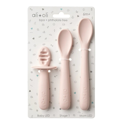 ali+oli three stage utensil set for babies