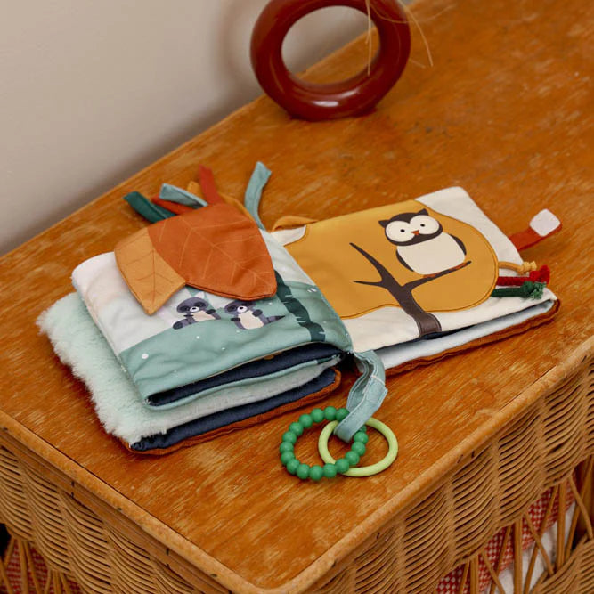 Little Big Friends Soft 2-in-1 Activity Book | Forest