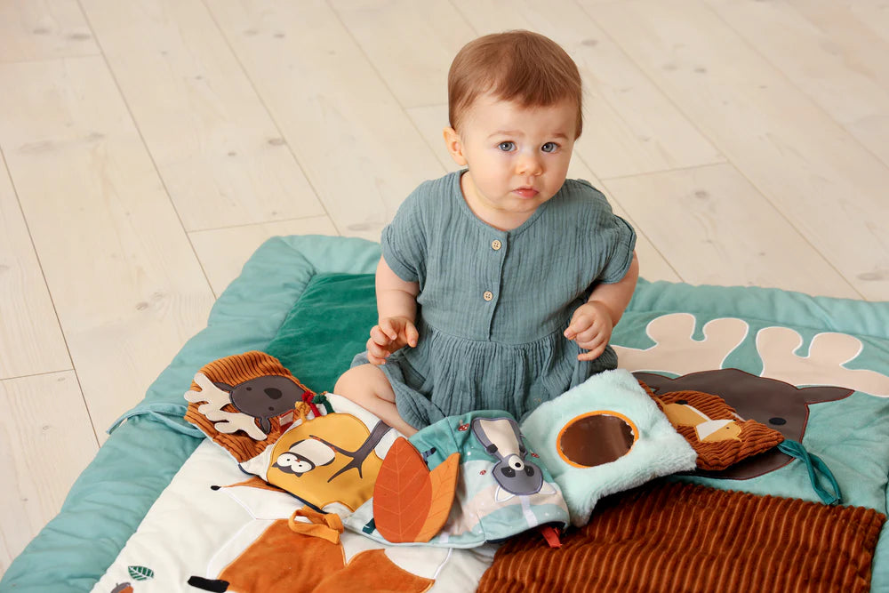 Little Big Friends Soft 2-in-1 Activity Book | Forest