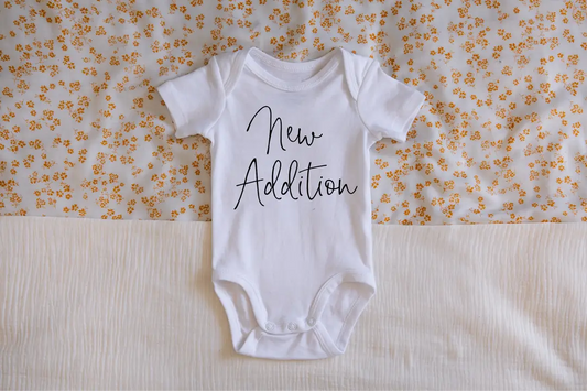 New Addition Pregnancy Announcement Onesie
