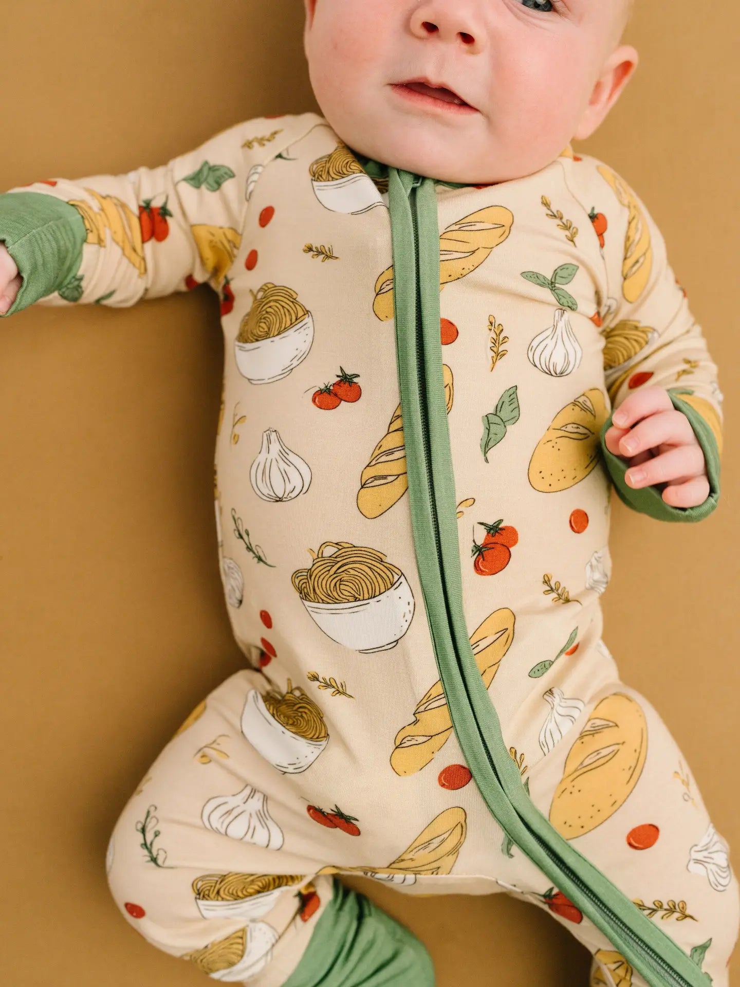 Pasta Party Convertible Bamboo Sleeper