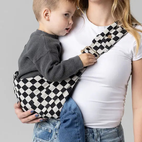 Mabe Monarch Toddler Sling | Ebony Check
