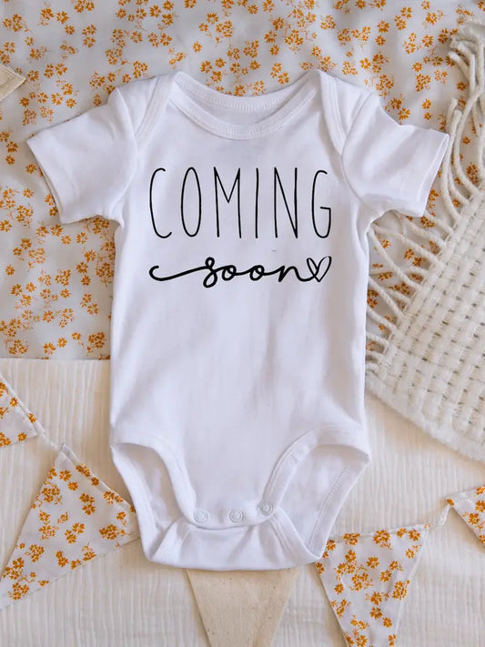 Coming Soon Pregnancy Announcement Onesie image 0