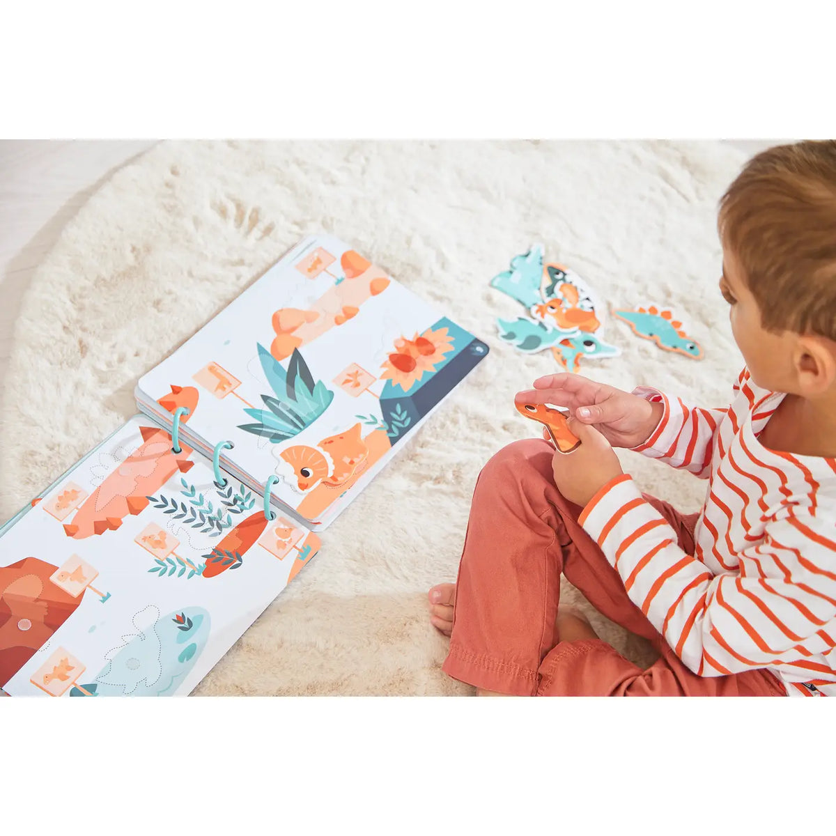 Dinos Velcro Busy Activity Book