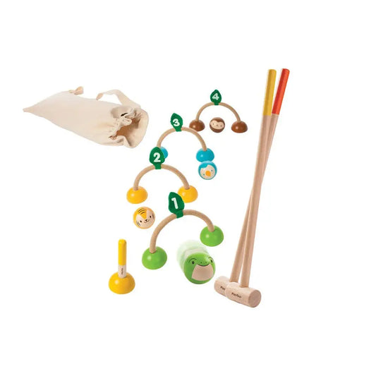 Wooden Croquet Set