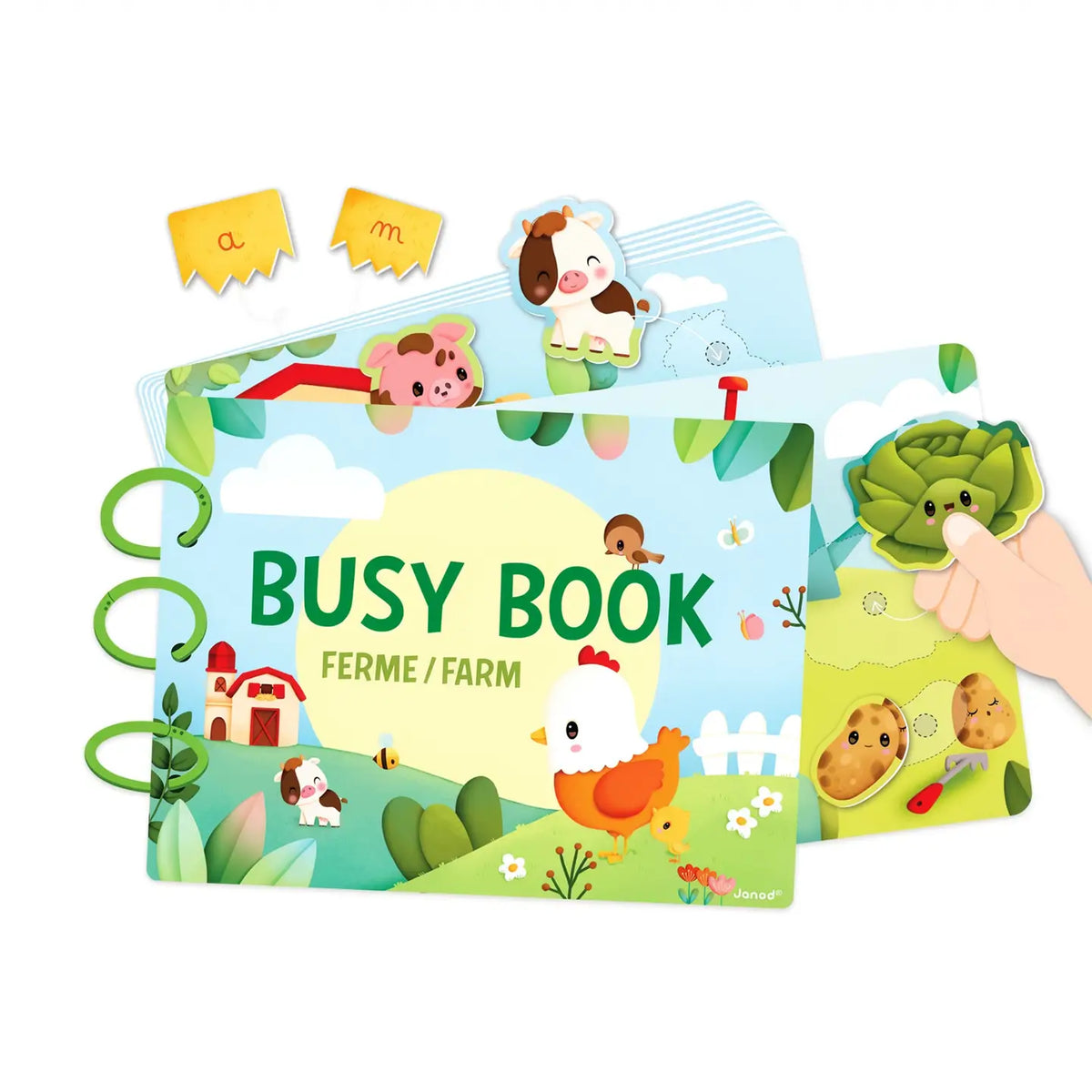Farm Velcro Busy Activity Book