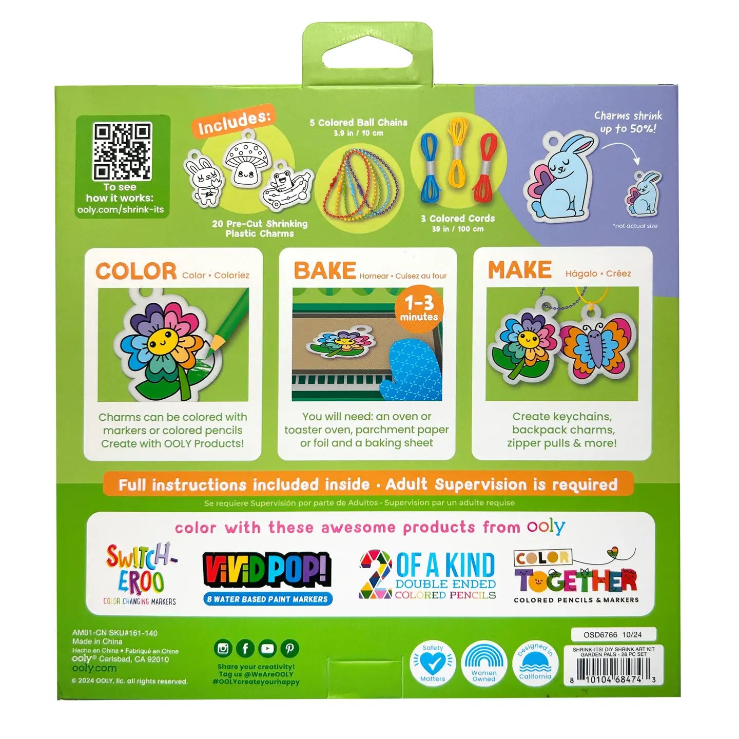 Shrink-Its! DIY Shrink Art Kit - Garden Pals image 1