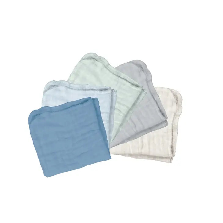 Organic Cotton Muslin Cloths - 5 Pack image 0