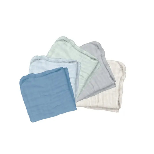 Organic Cotton Muslin Cloths - 5 Pack image 0