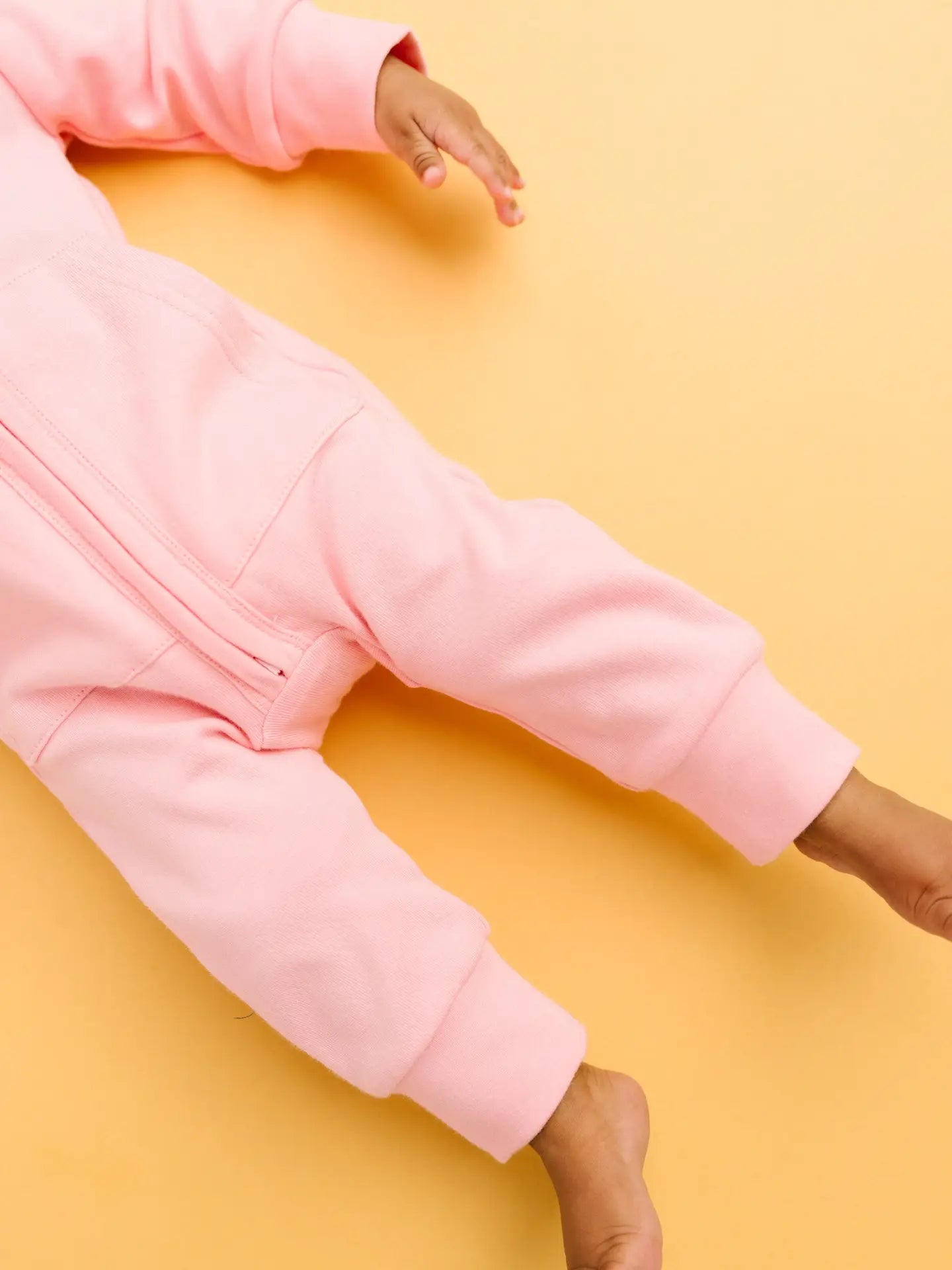 Hoodie Jumpsuit - Petal Pink