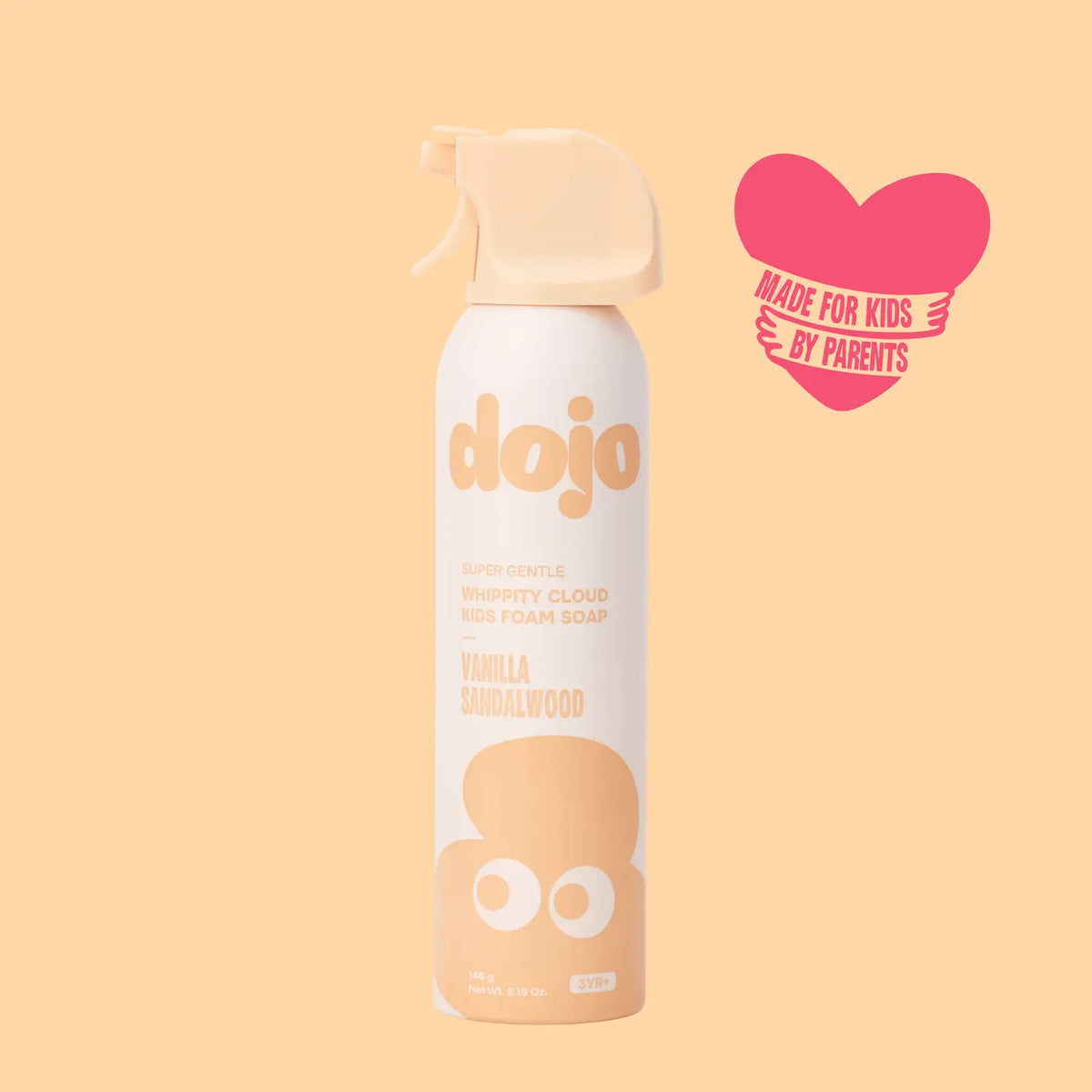 Dojo Kids Squishy Foam Soap | Vanilla Sandalwood