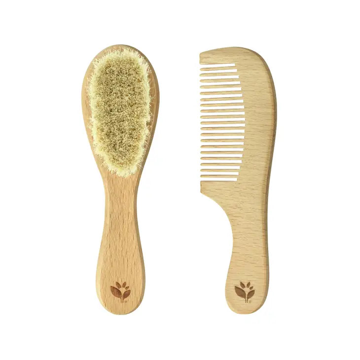 Wooden Brush & Comb Set image 0
