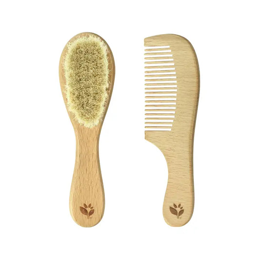 Wooden Brush & Comb Set image 0