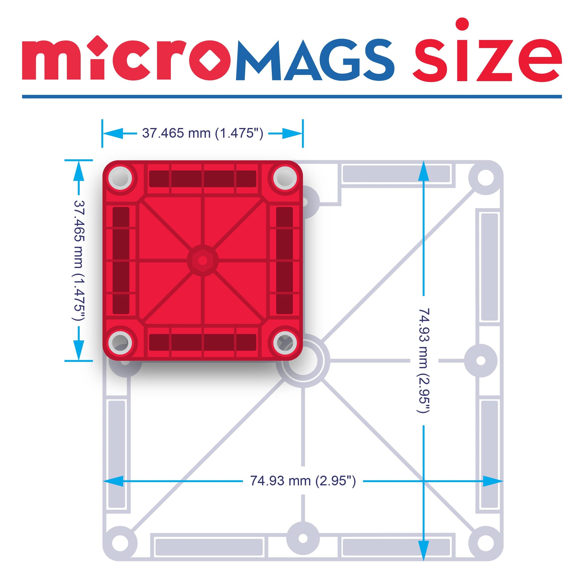 Magna-Tiles microMAGS Travel Set image 3