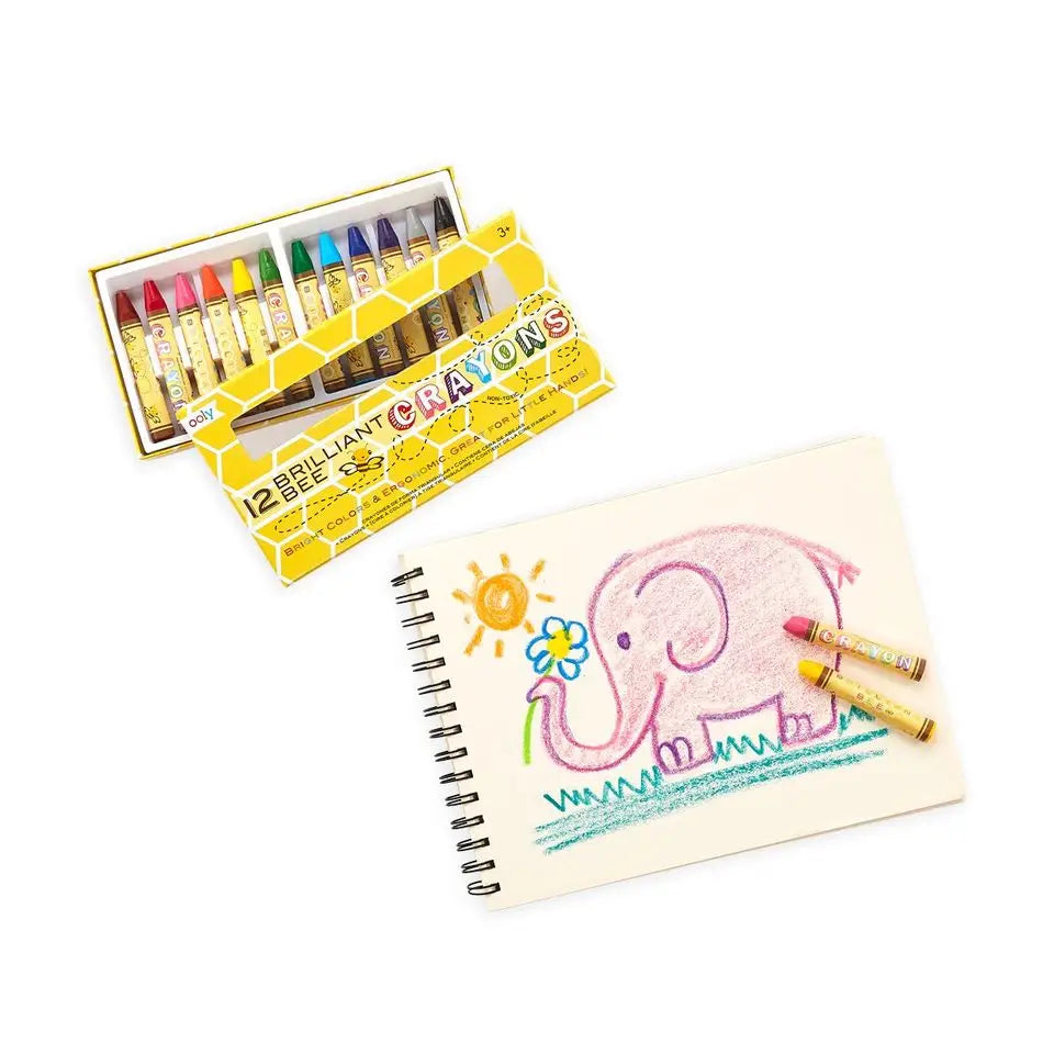 Brilliant Bee Crayon Set