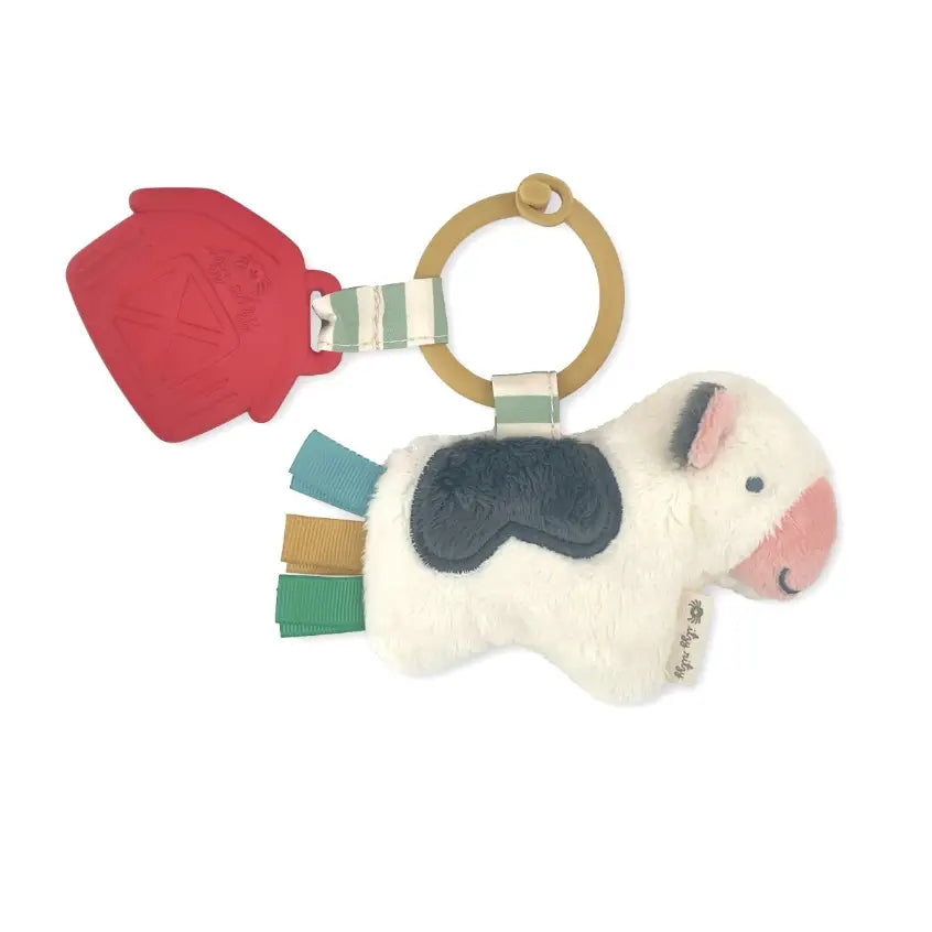Carmen the Cow Itzy Pal™ – Plush Baby Toy with Teether & Sensory Textures