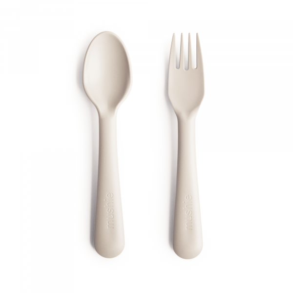 Toddler Fork & Spoon Dinner Set image 1