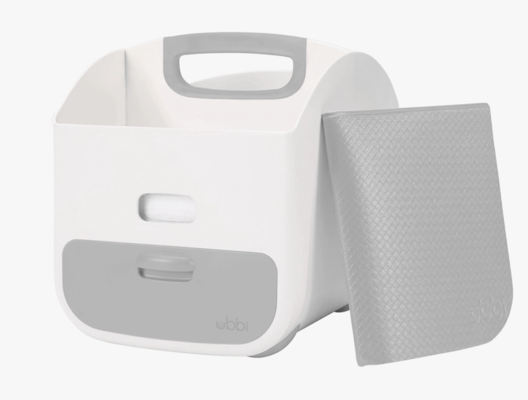 Ubbi Diaper Caddy + Changing Pad image 1