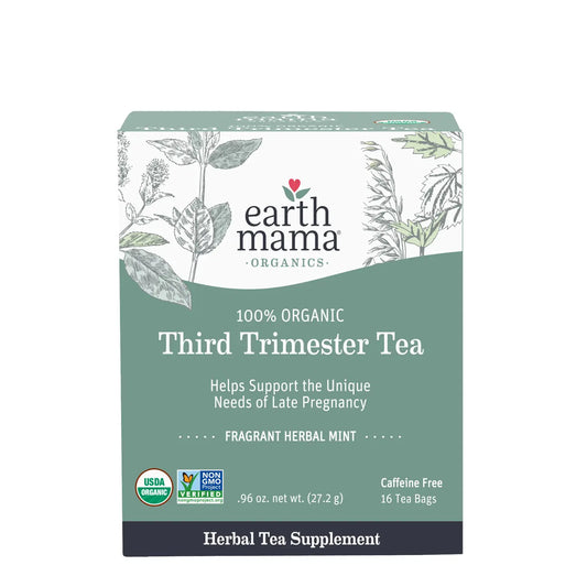 Earth Mama Organic Third Trimester Tea | Mineral-Rich Pregnancy Support