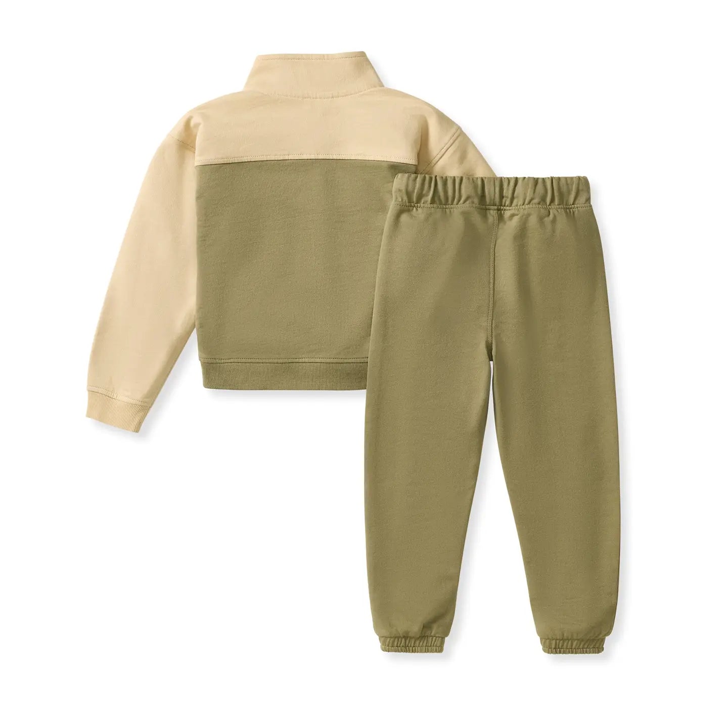 Quarter Zip Sweatshirt Set | Organic Cotton