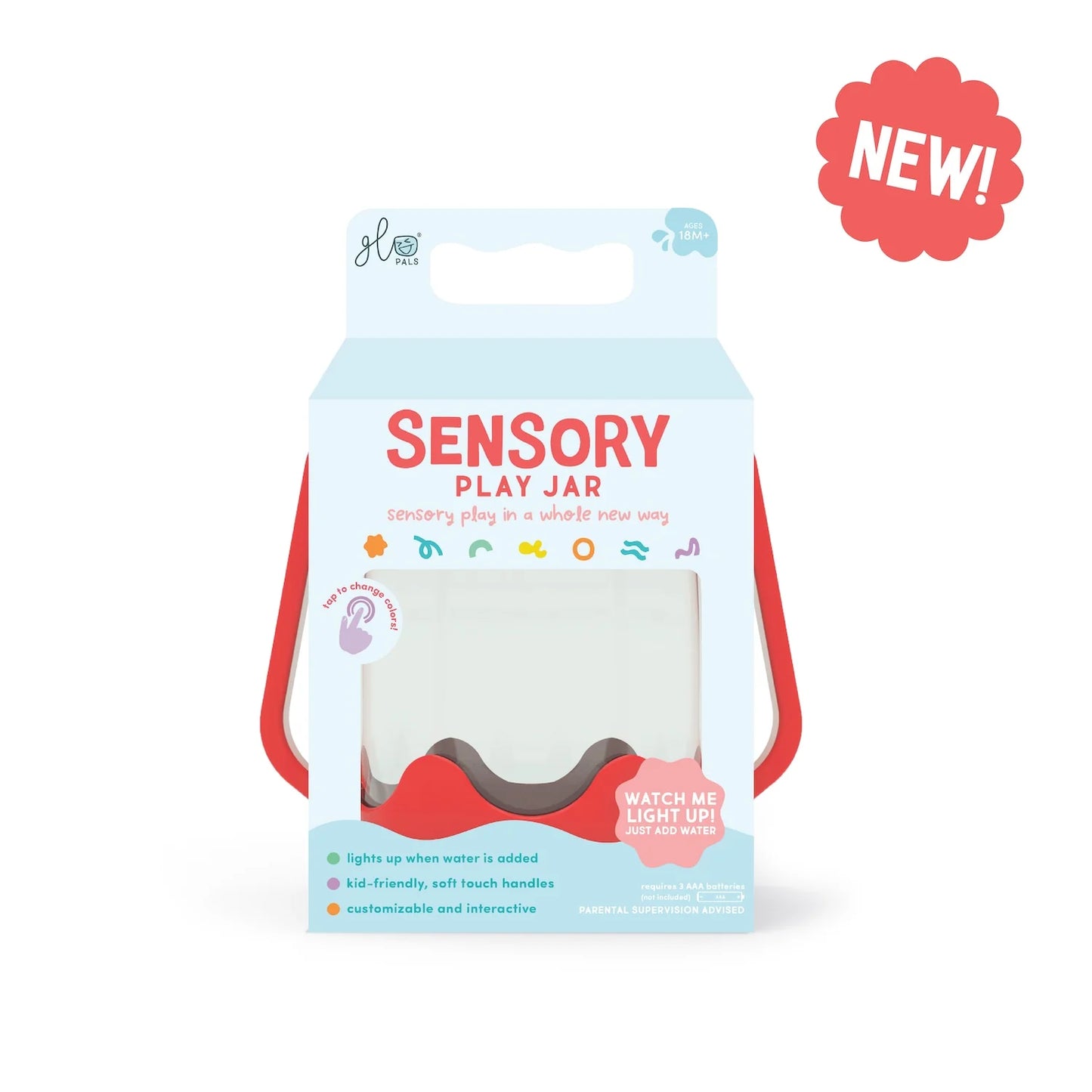 Glo Pals Sensory Play Jar image 0