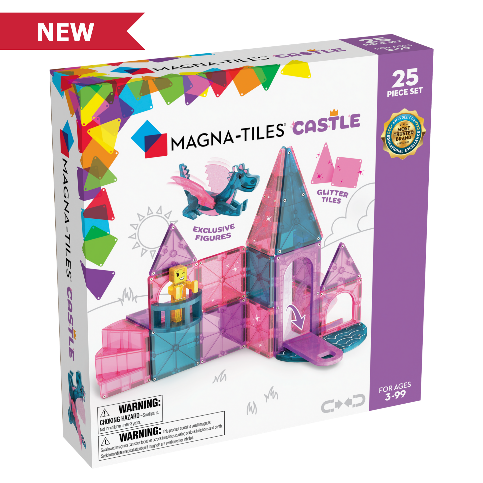 Magna-Tiles Castle 25-Piece Set image 0