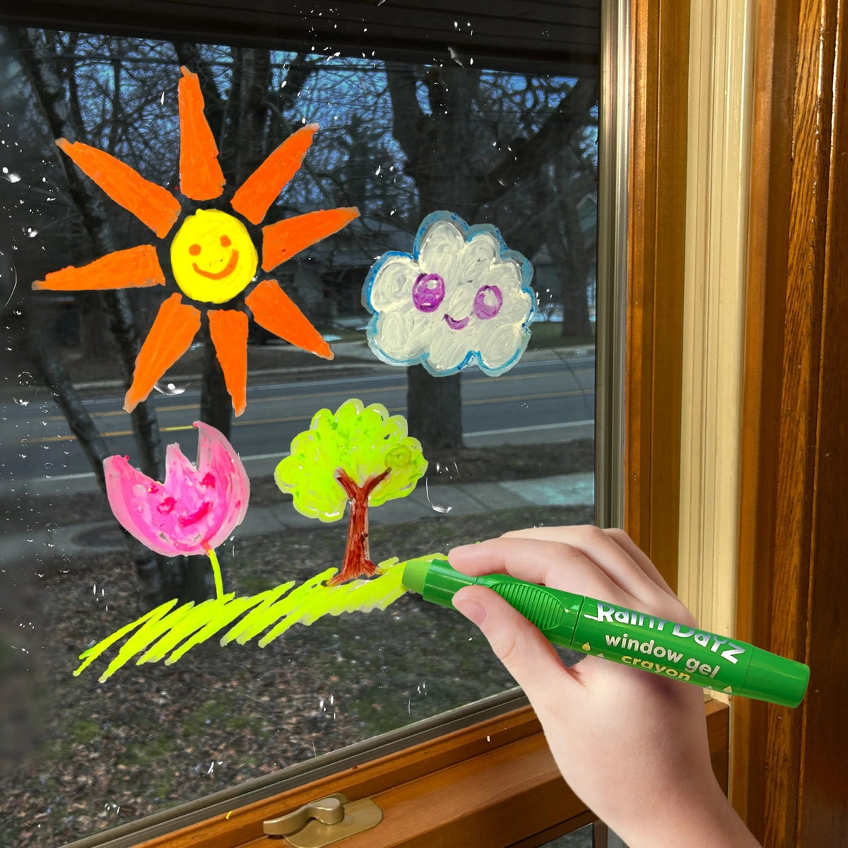 Rainy Dayz Window Gel Crayons | Set of 10