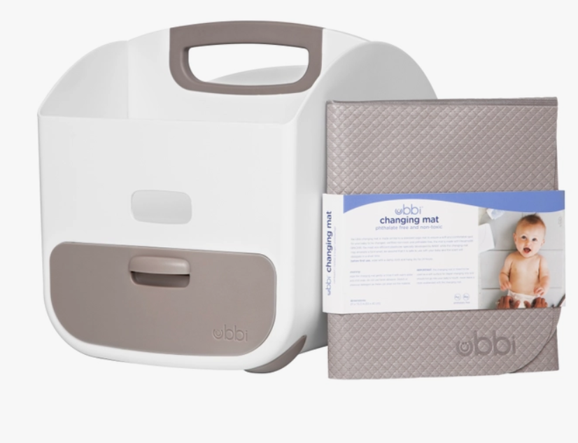 Ubbi Diaper Caddy + Changing Pad image 0