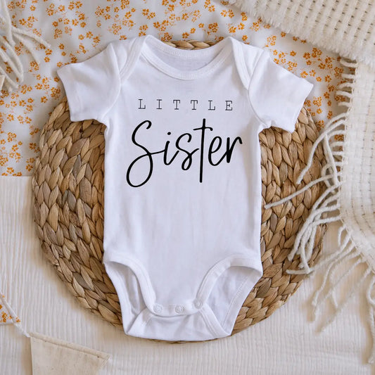 Little Sister Pregnancy & Gender Reveal Onesie