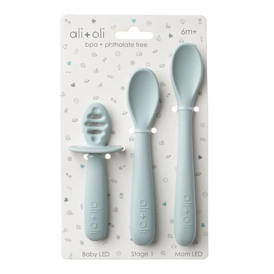 ali+oli three stage utensil set for babies