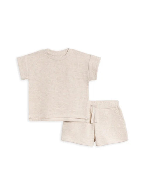 Odell Waffle Tee and Shorts Set image 0