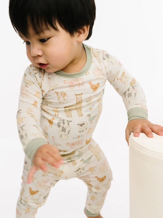 Spring Farm Toddler Bamboo L/S Set