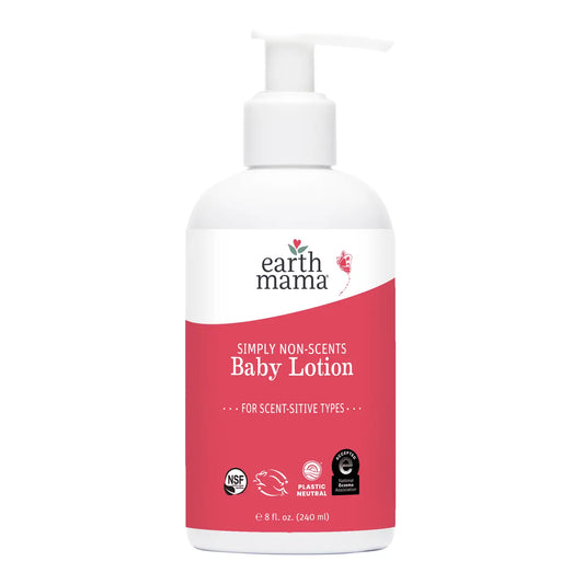 Earth Mama Simply Non-Scents Baby Lotion | Organic & Eczema-Friendly