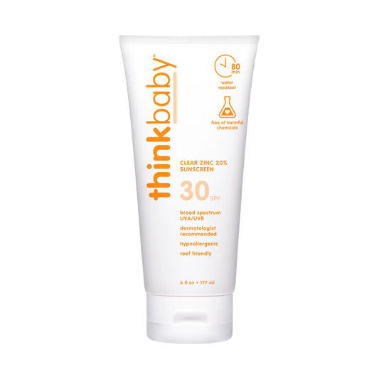 Think Baby SPF 30 Clear Zinc Sunscreen | 6 oz