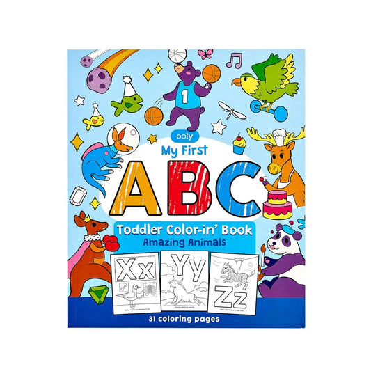 ABC: Amazing Animals Toddler Coloring Book image 0