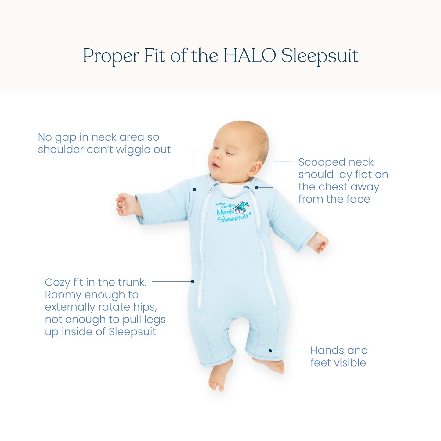 Baby Merlin's Magic Sleepsuit - Cream