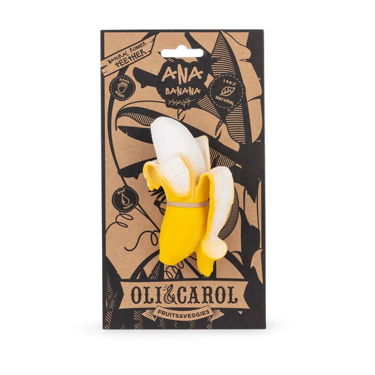 Ana Banana | Oli & Carol Natural Rubber Teether