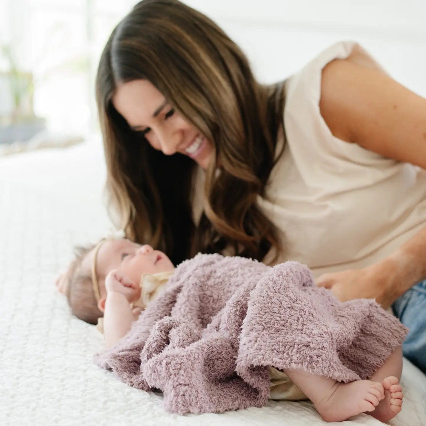 Saranoni Bamboni Mini Blanket | Woodrose