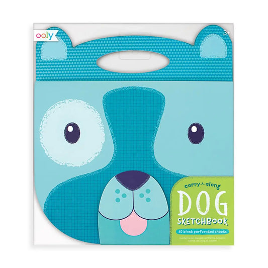 Carry Along Dog Sketchbook | 60 Sheets
