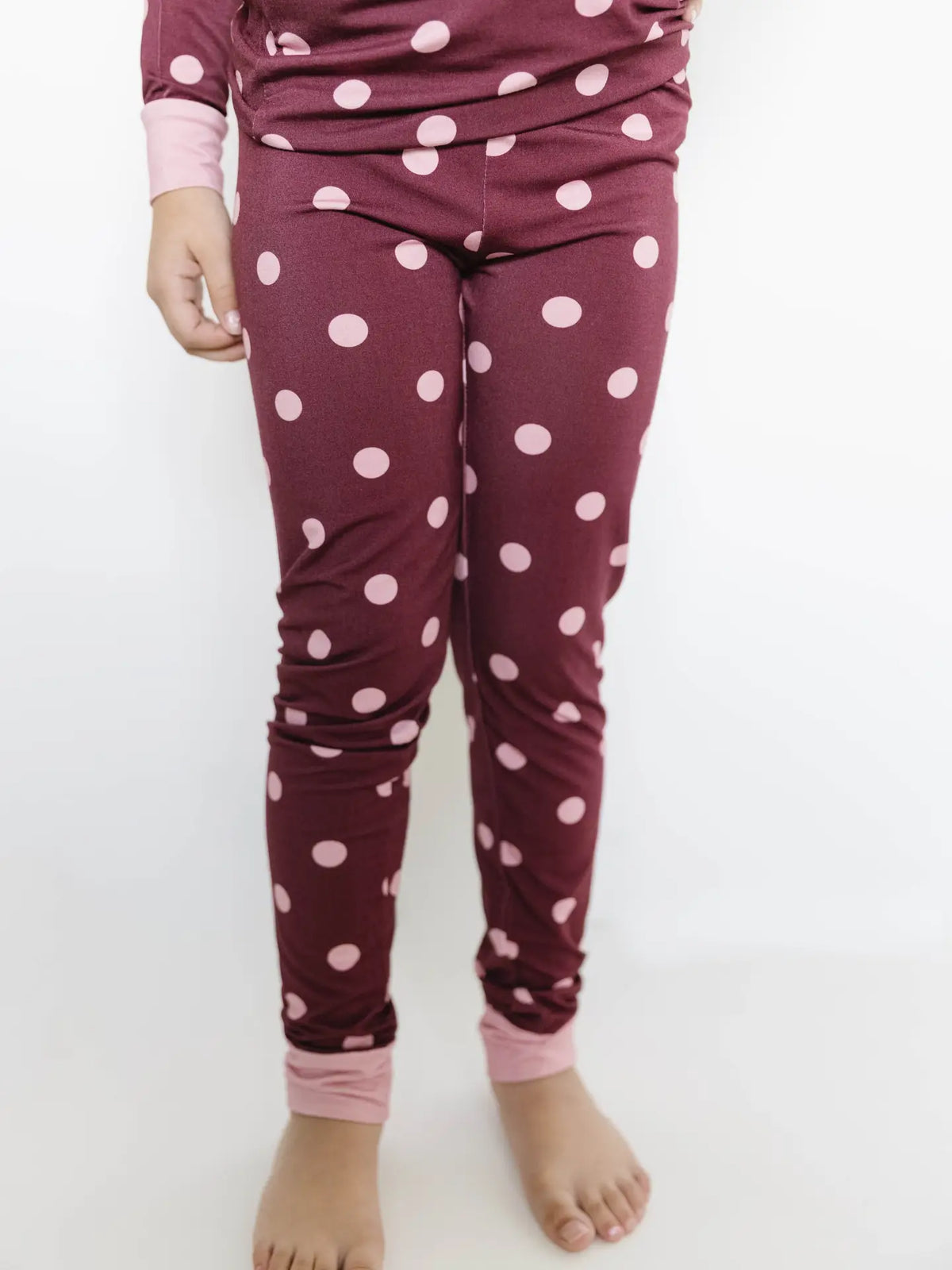 Mulberry Polkadot Toddler Bamboo L/S Set