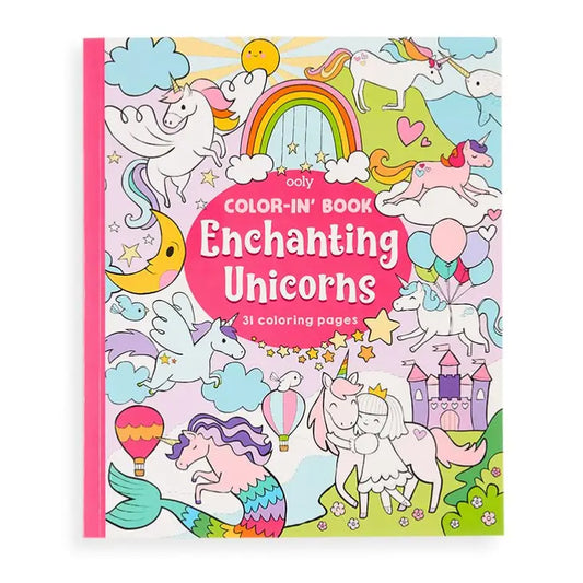 Color-in' Book: Enchanting Unicorns image 0
