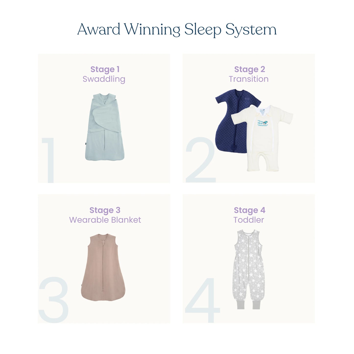 Baby Merlin's Magic Sleepsuit - Cream