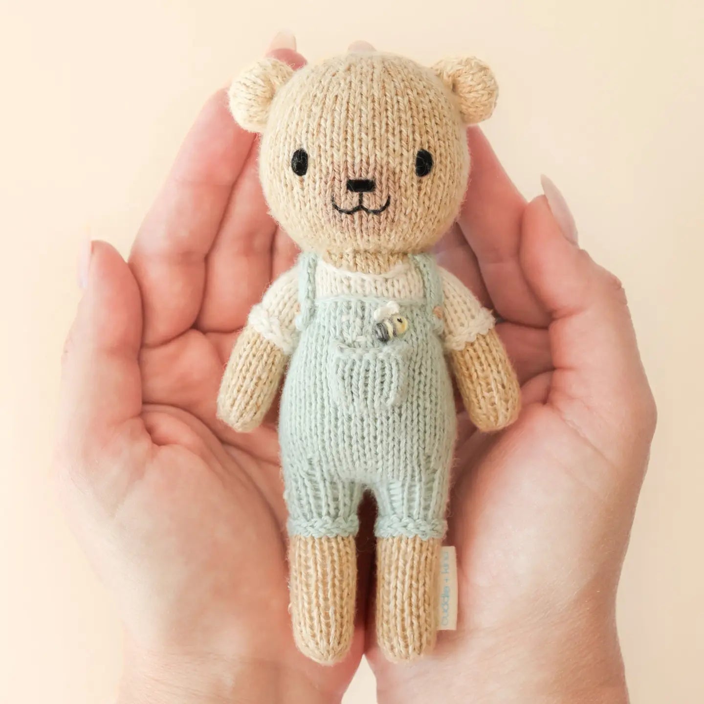 Cuddle+Kind Tiny Charlie the Honey Bear| Gives 10 Meals